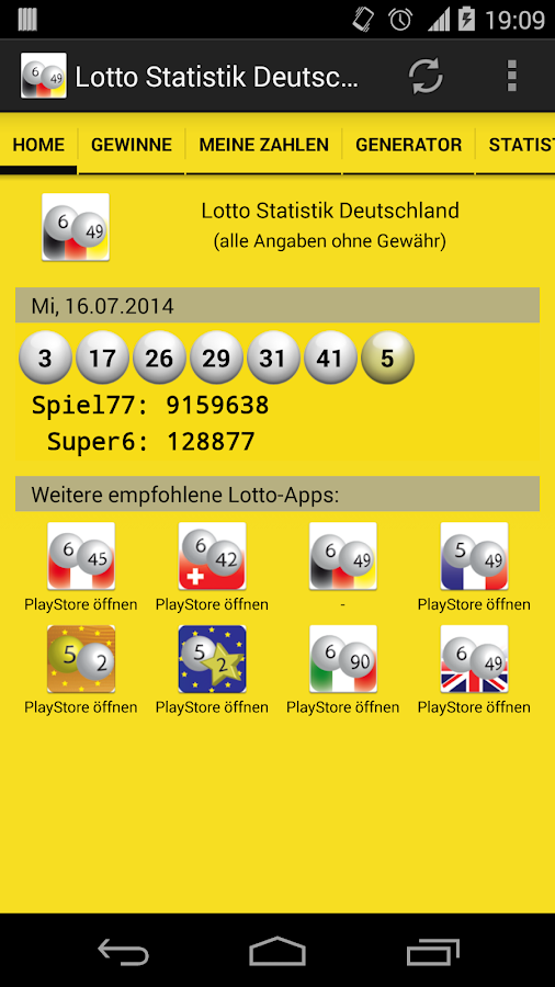 Lotto statistik Bertil - 50157